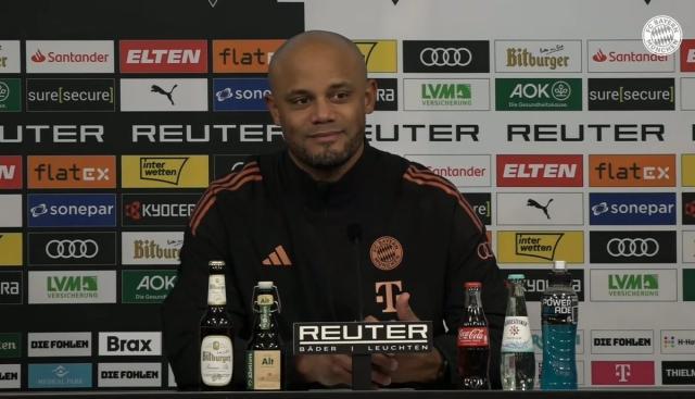 拜仁碾压式小胜 孔帕尼：本应早点杀死比赛